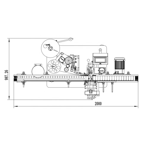 Automatic Round Bottle Labeling Machine